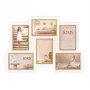 Conjunto de molduras ZEP Ayas 6Q branco MDF 1 unid.