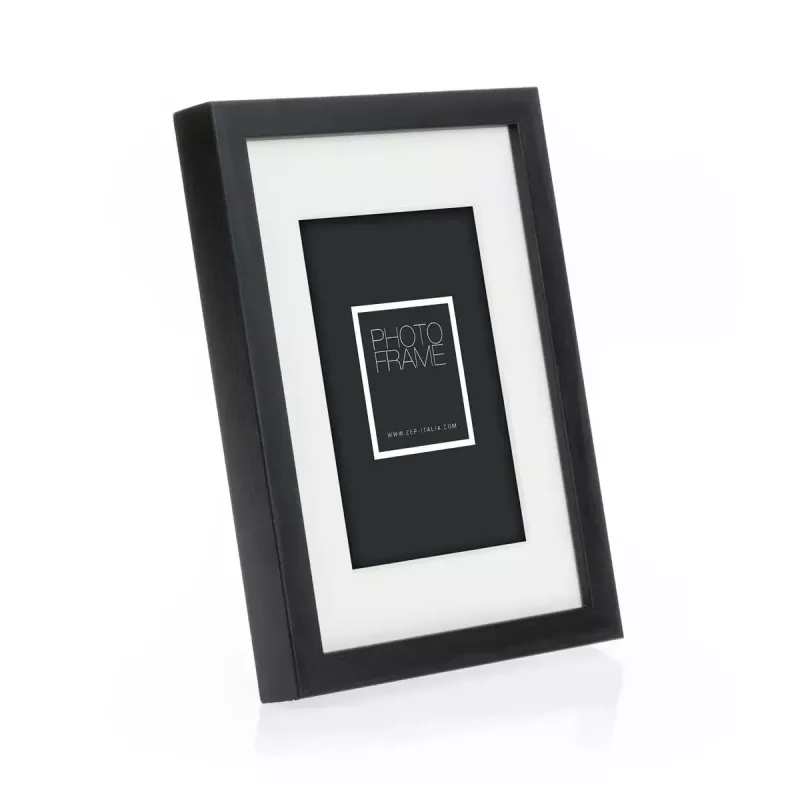 Moldura individual ZEP V4557B preto madeira 150x205mm