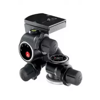 Cabeça de tripé Manfrotto 410 Junior Geared Head preto alumínio