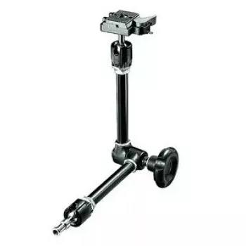 Braço para tripé Manfrotto 244RC Variable Friction ARM com placa — 490 mm de altura, 1,11 kg, preto