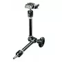 Braço para tripé Manfrotto 244RC Variable Friction ARM com placa — 490 mm de altura, 1,11 kg, preto