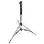 Perna de tripé Manfrotto 126CSU — perna individual, capacidade máx. 40 kg, altura máx. 3,33 m, peso 8,3 kg, prateado