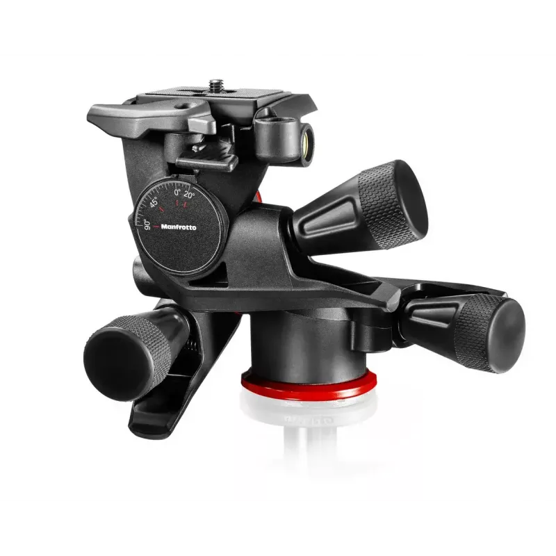 Cabeça de tripé Manfrotto MHXPRO-3WG preta tecnopolímero 3/8 polegadas
