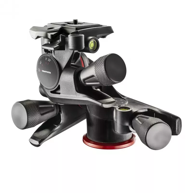 Cabeça de tripé Manfrotto MHXPRO-3WG preta tecnopolímero 3/8 polegadas