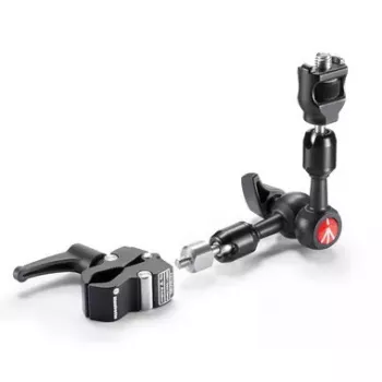 Acessório para tripé Manfrotto 244MICROKIT — preto, rosca de ligação 1/4 polegadas, carga máxima 3 kg