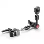 Acessório para tripé Manfrotto 244MICROKIT — preto, rosca de ligação 1/4 polegadas, carga máxima 3 kg
