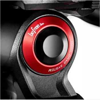Cabeça de tripé Manfrotto MVH400AH preta alumínio 1/4 polegadas fluida