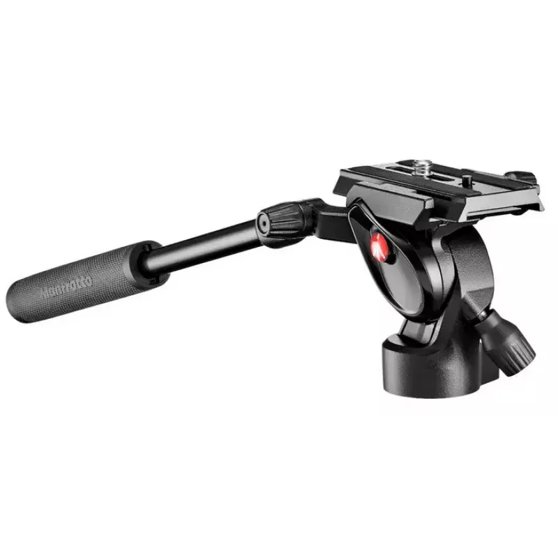 Cabeça de tripé Manfrotto MVH400AH preta alumínio 1/4 polegadas fluida