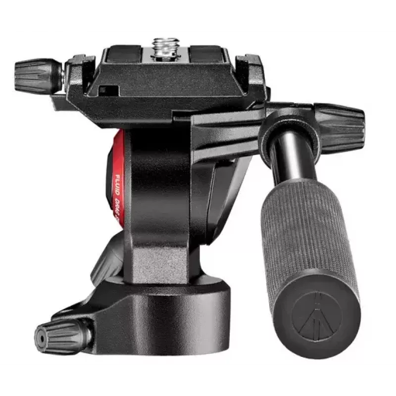 Cabeça de tripé Manfrotto MVH400AH preta alumínio 1/4 polegadas fluida