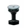 Meia esfera curta Manfrotto 60 mm preta rosca 3/8 polegadas 200 g