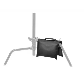 Acessório para suporte de estúdio fotográfico Manfrotto G100-2 — preto, carga máx. 6 kg, peso 210 g