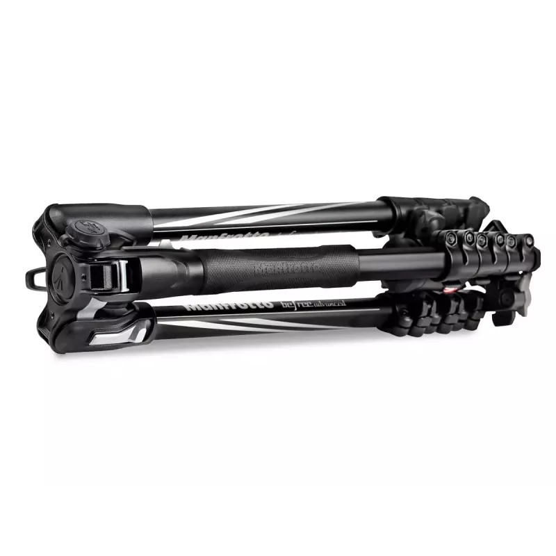 Tripé Manfrotto MKBFRLA4BK-BH 3 pernas preto prateado