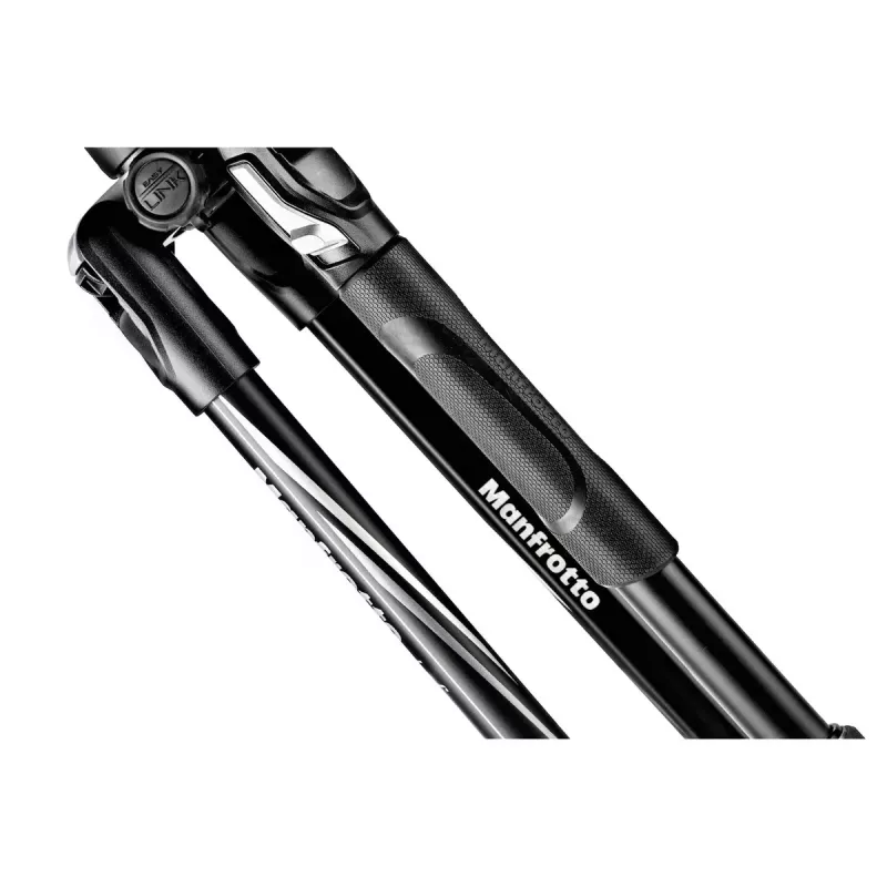 Tripé Manfrotto MKBFRLA4BK-BH 3 pernas preto prateado