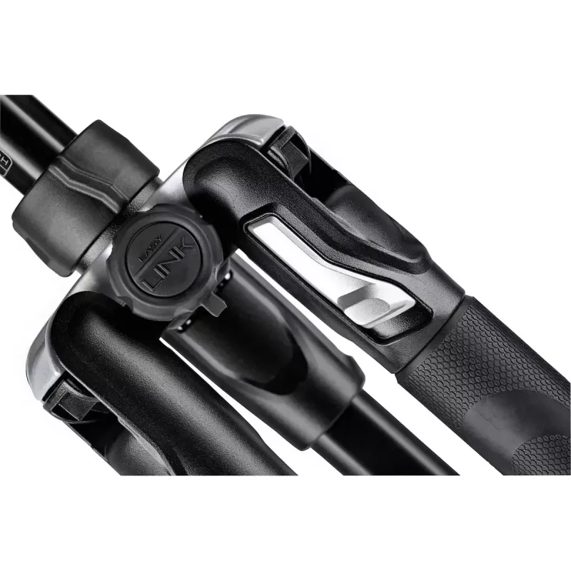 Tripé Manfrotto MKBFRLA4BK-BH 3 pernas preto prateado