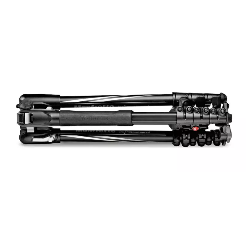 Tripé Manfrotto MKBFRLA4BK-BH 3 pernas preto prateado