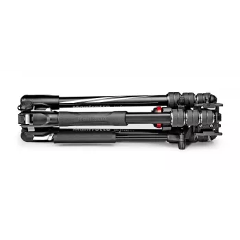 Tripé Manfrotto MVKBFRT-LIVE câmaras digitais/de filme 3 pernas preto vermelho prateado