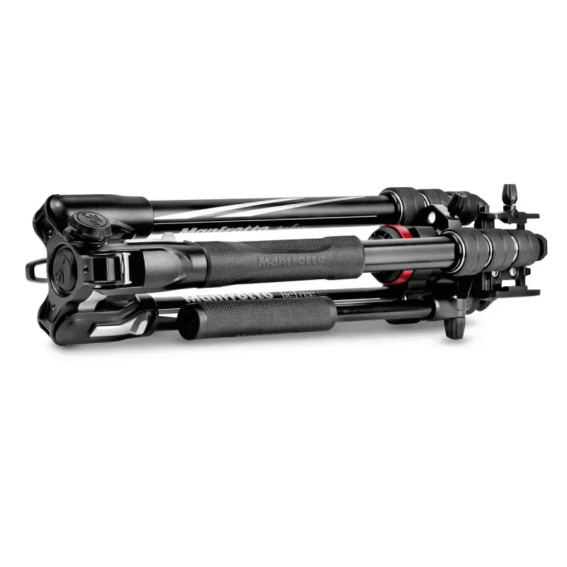 Tripé Manfrotto MVKBFRT-LIVE câmaras digitais/de filme 3 pernas preto vermelho prateado