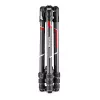 Tripé Manfrotto MKBFRTC4GT-BH câmara de mão 3 pernas preto prateado