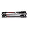 Tripé Manfrotto MKBFRTC4GT-BH câmara de mão 3 pernas preto prateado