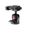 Cabeça de tripé Manfrotto MH490-BH preta alumínio 1/4 polegadas esfera altura 90 mm peso 190 g