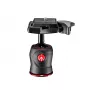 Cabeça de tripé Manfrotto MH490-BH preta alumínio 1/4 polegadas esfera altura 90 mm peso 190 g