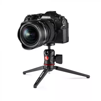 Manfrotto 209,492LONG-1 tripé 3 pernas preto 35,5 cm altura máx.