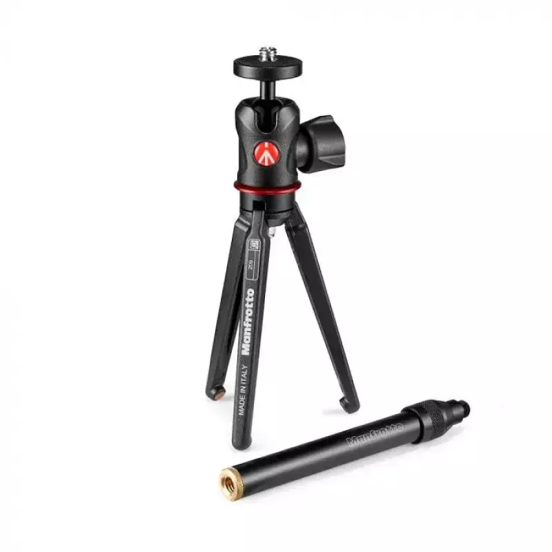 Manfrotto 209,492LONG-1 tripé 3 pernas preto 35,5 cm altura máx.