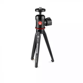 Manfrotto 209,492LONG-1 tripé 3 pernas preto 35,5 cm altura máx.