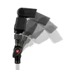 Manfrotto MLH1HS-2 cabeça inclinável com sapata fria, articulação de luz e suporte para guarda-chuva