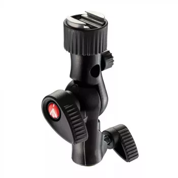 Manfrotto MLH1HS-2 cabeça inclinável com sapata fria, articulação de luz e suporte para guarda-chuva