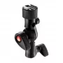 Manfrotto MLH1HS-2 cabeça inclinável com sapata fria, articulação de luz e suporte para guarda-chuva