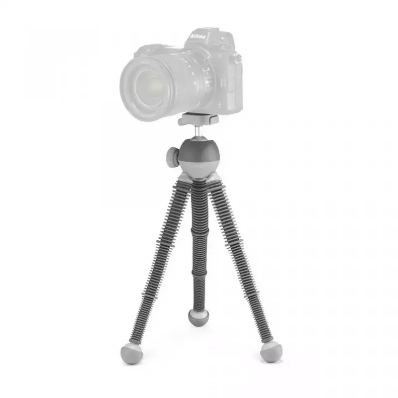 Tripé Joby PodZilla 3 pernas cinzento capacidade de carga 2,5 kg altura 31,5 cm