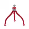 Tripé Joby PodZilla vermelho 3 pernas capacidade de carga 1 kg altura 25 cm