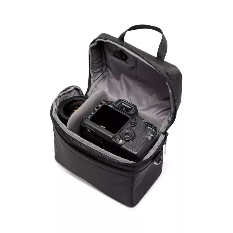 Bolsa de ombro Manfrotto MB MA3-SB-L preta compatibilidade universal