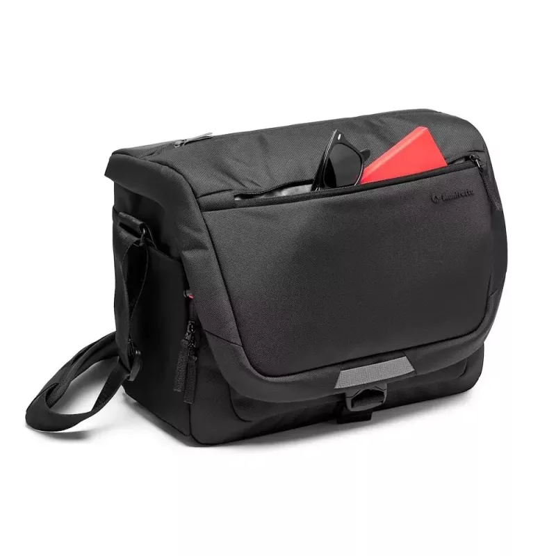 Bolsa messenger Manfrotto MB MA3-M-M preta universal com alça de ombro