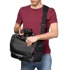 Bolsa messenger Manfrotto MB MA3-M-M preta universal com alça de ombro
