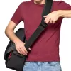 Bolsa messenger Manfrotto MB MA3-M-M preta universal com alça de ombro