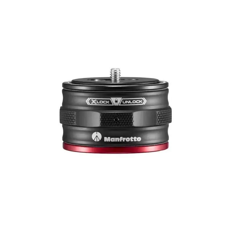 Base Manfrotto MVAQR-BASE preta em alumínio com capacidade de carga de 20 kg