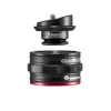 Placa de montagem Manfrotto MVAQR-GIM-PLATE em alumínio preta 50 mm x 35 mm