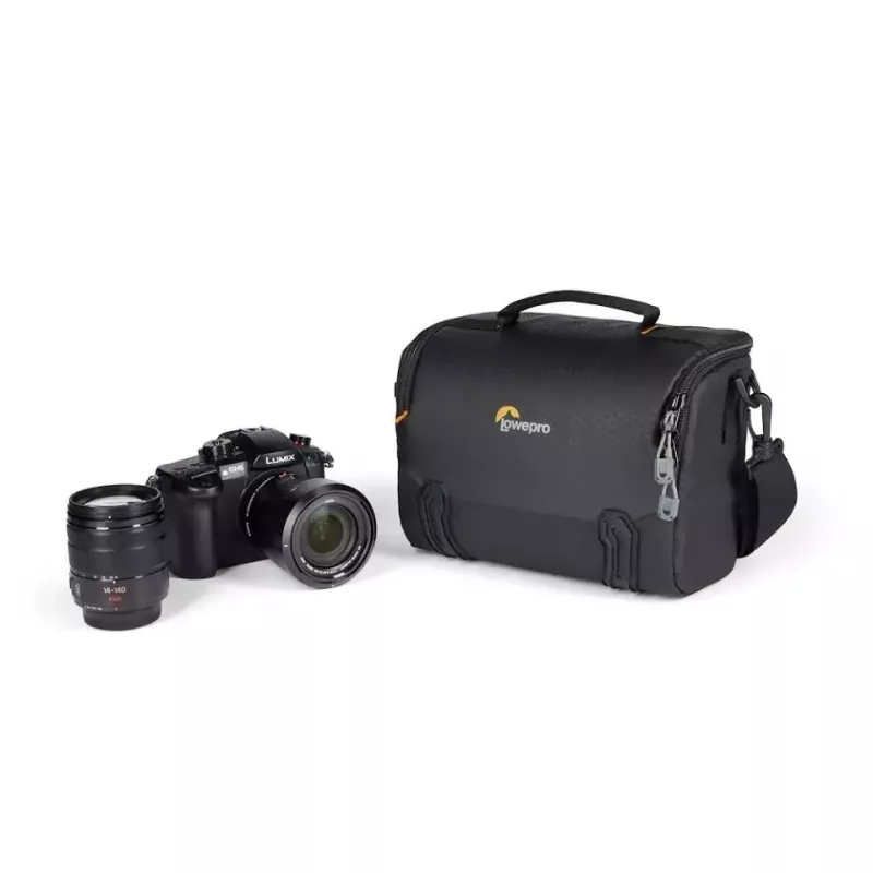 Bolsa de cintura Lowepro Adventura SH 160 III preta com alça de ombro