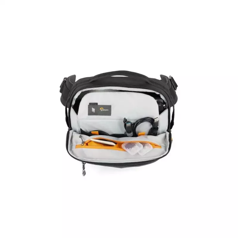 Bolsa sling Lowepro LP37468-PWW cinzenta com alça de ombro e 1 bolso exterior