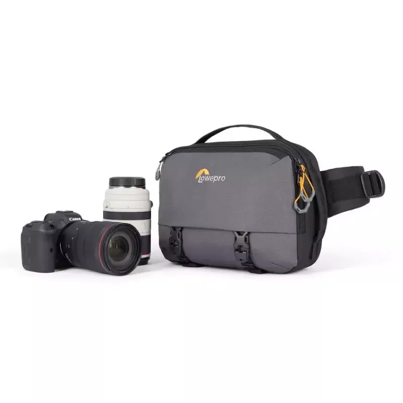 Bolsa sling Lowepro LP37468-PWW cinzenta com alça de ombro e 1 bolso exterior