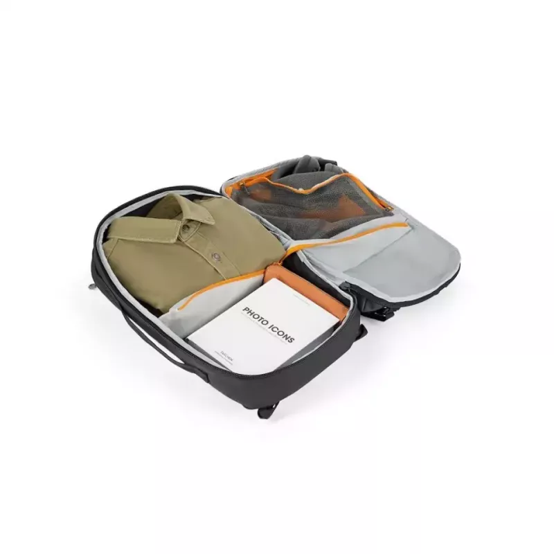 Mochila de viagem Lowepro LP37469-PWW cinzenta em poliéster com 450 mm de altura