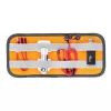 Bolsa Lowepro Pouch Medium GearUp GL LP37139-GRL em nylon e poliéster ripstop laranja e cinzenta 280x45x140mm