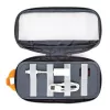Bolsa Lowepro Pouch Medium GearUp GL LP37139-GRL em nylon e poliéster ripstop laranja e cinzenta 280x45x140mm