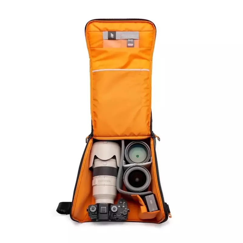 Bolsa compacta Lowepro GearUp Creator Box XL II preta e cinzenta