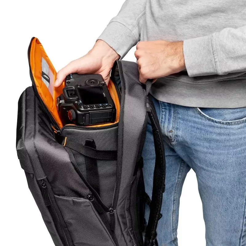 Bolsa compacta Lowepro GearUp Creator Box XL II preta e cinzenta