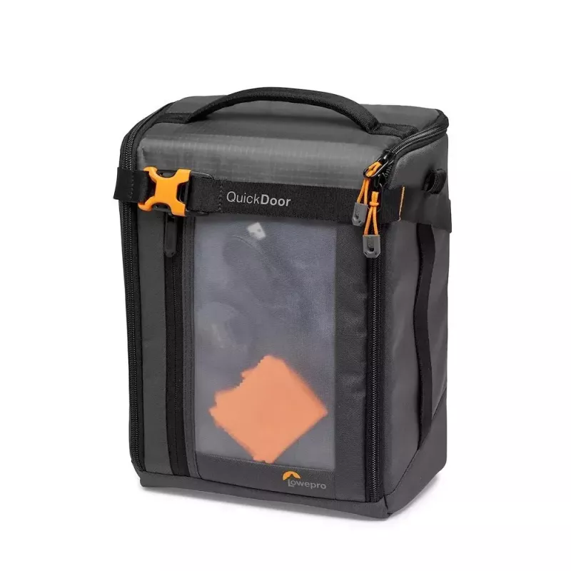 Bolsa compacta Lowepro GearUp Creator Box XL II preta e cinzenta