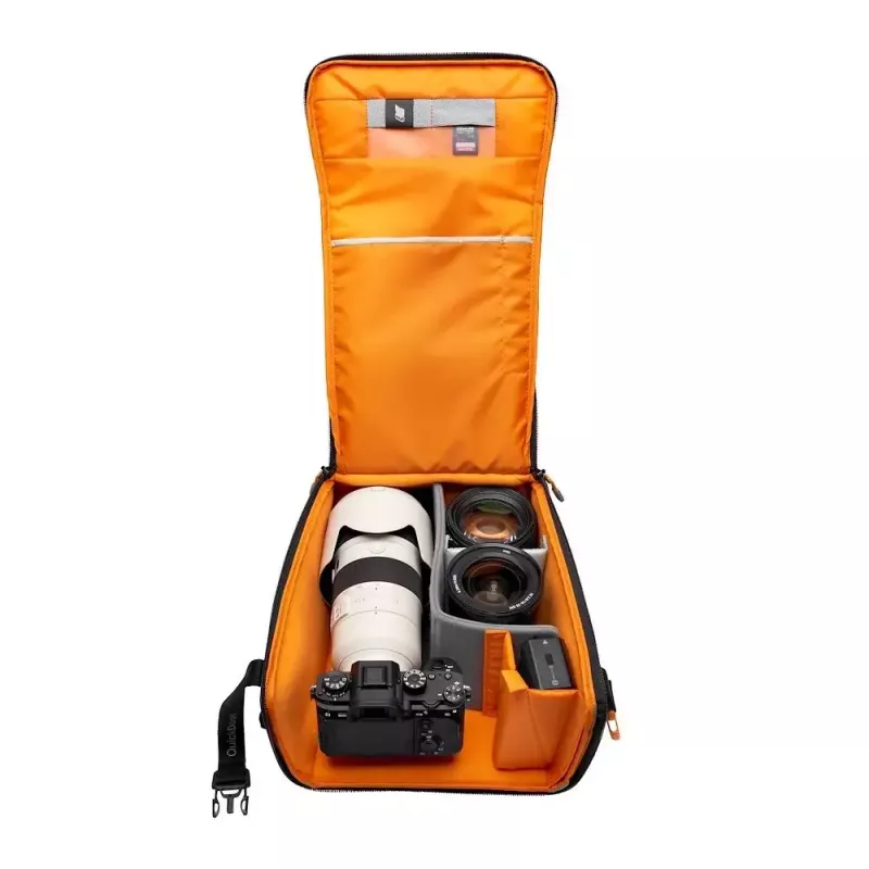 Bolsa compacta Lowepro GearUp Creator Box XL II preta e cinzenta