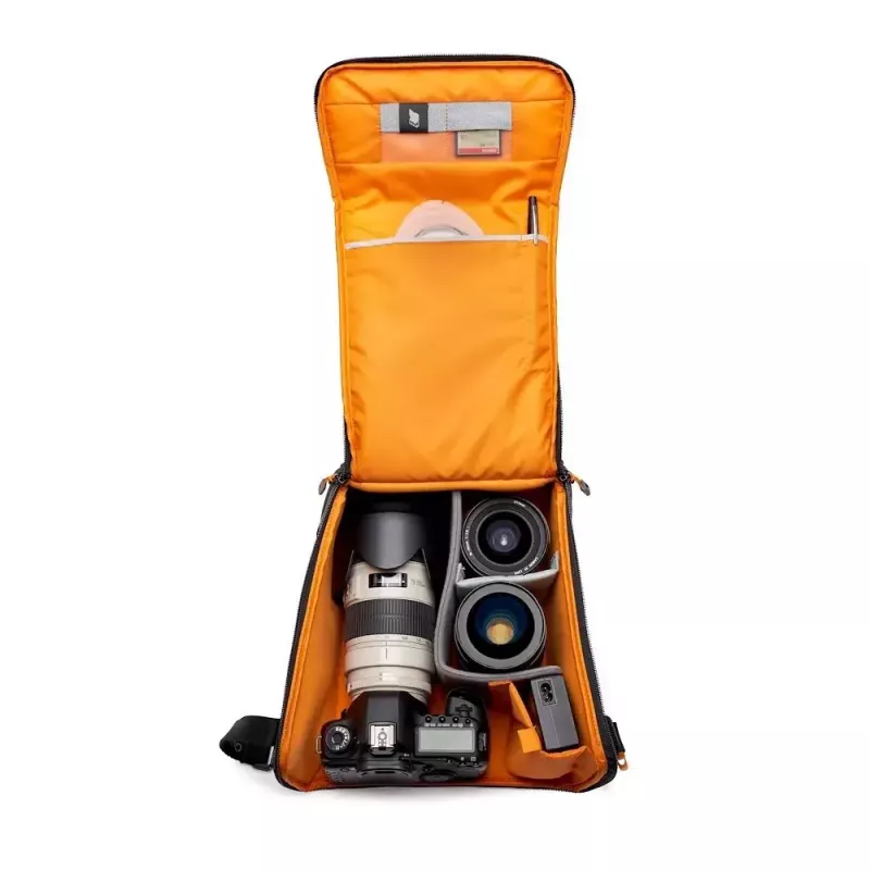 Bolsa compacta Lowepro GearUp Creator Box XL II preta e cinzenta